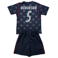 Camiseta Estados Unidos Antonee Robinson #5 Segunda Equipación Replica Mundial 2026 para niños mangas cortas (+ Pantalones cortos)